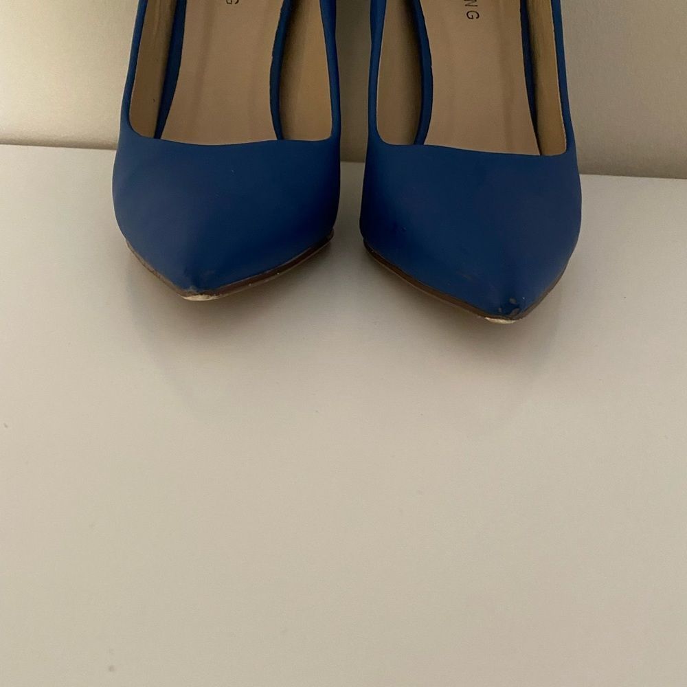 Call It Spring Blue Pointed Heels - Picture 5 of 10